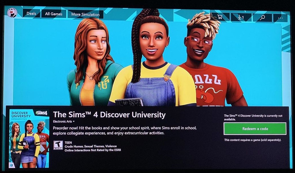 The Sims 4 - Discover University - Origin PC [Online Game Code]