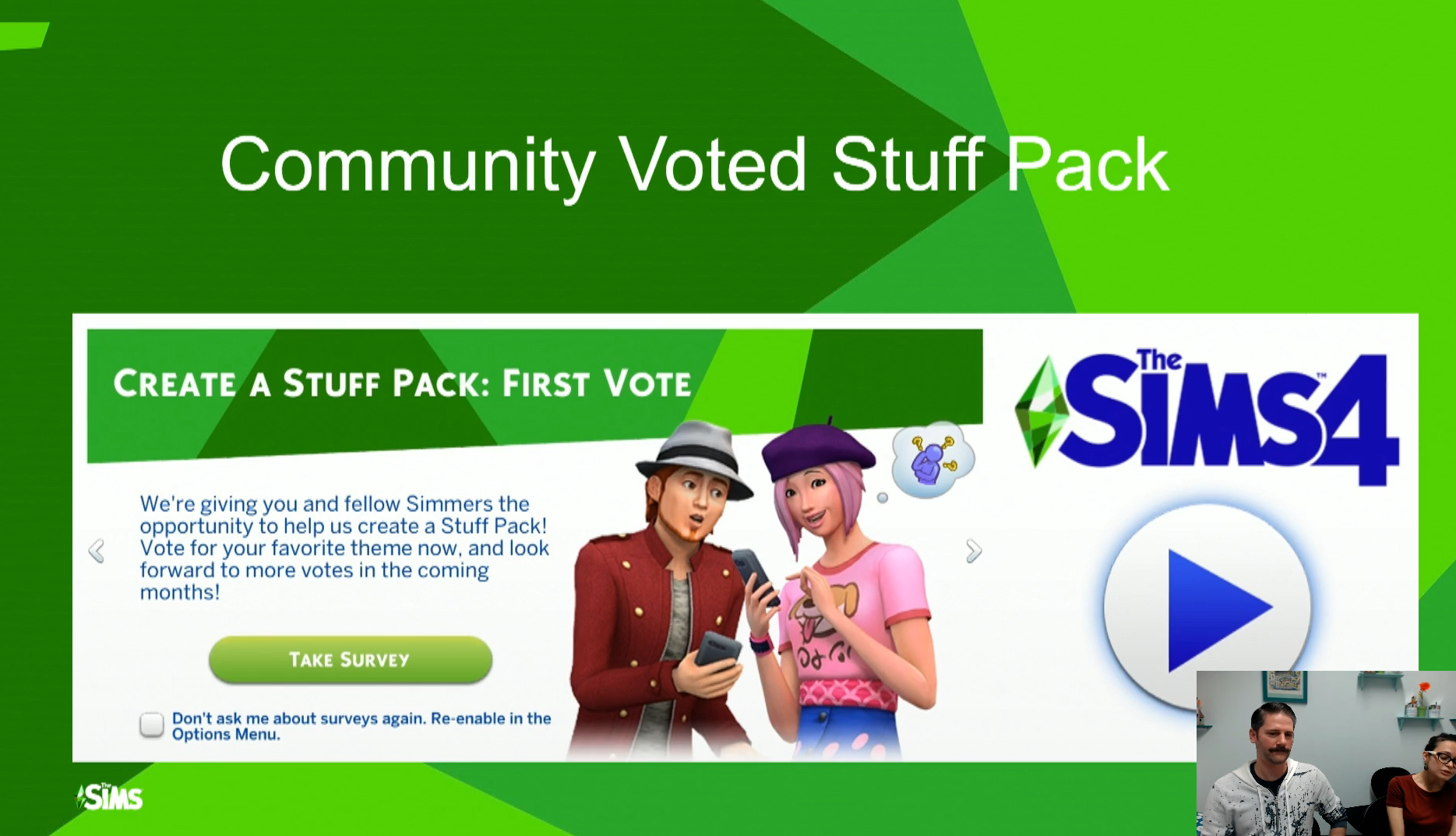 The Sims 4 Maxis To Launch Community Stuff Pack Vote November