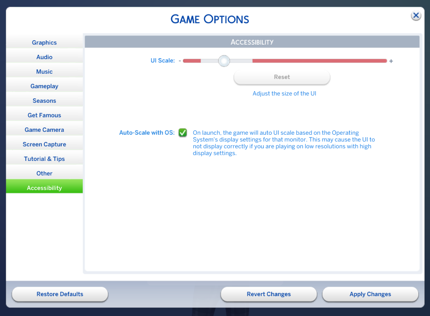 how to reset sims 4