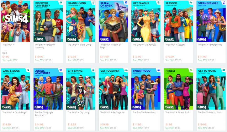 sims 4 sale august 2021