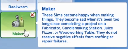 the sims 4 get to work new trait aspirations