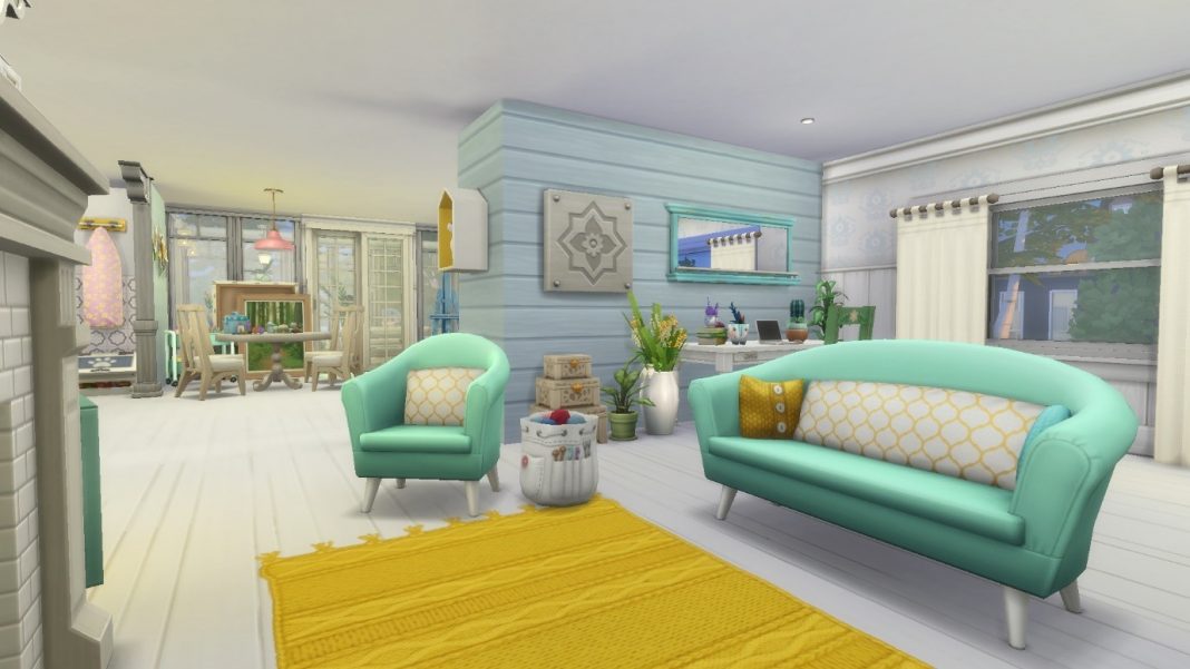 Build With Me: Crafter’s Cottage using The Sims 4 Nifty Knitting Stuff ...