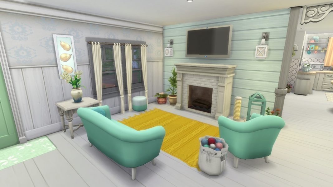 Build With Me: Crafter’s Cottage Using The Sims 4 Nifty Knitting Stuff 