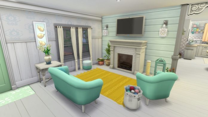 Build With Me: Crafter’s Cottage using The Sims 4 Nifty Knitting Stuff ...