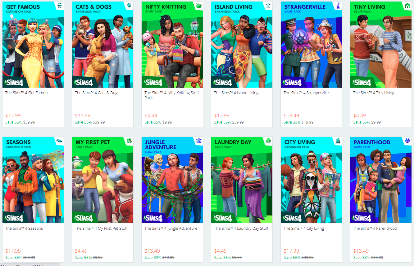 BLACK FRIDAY: Save Up To 55% on The Sims 4 at Origin