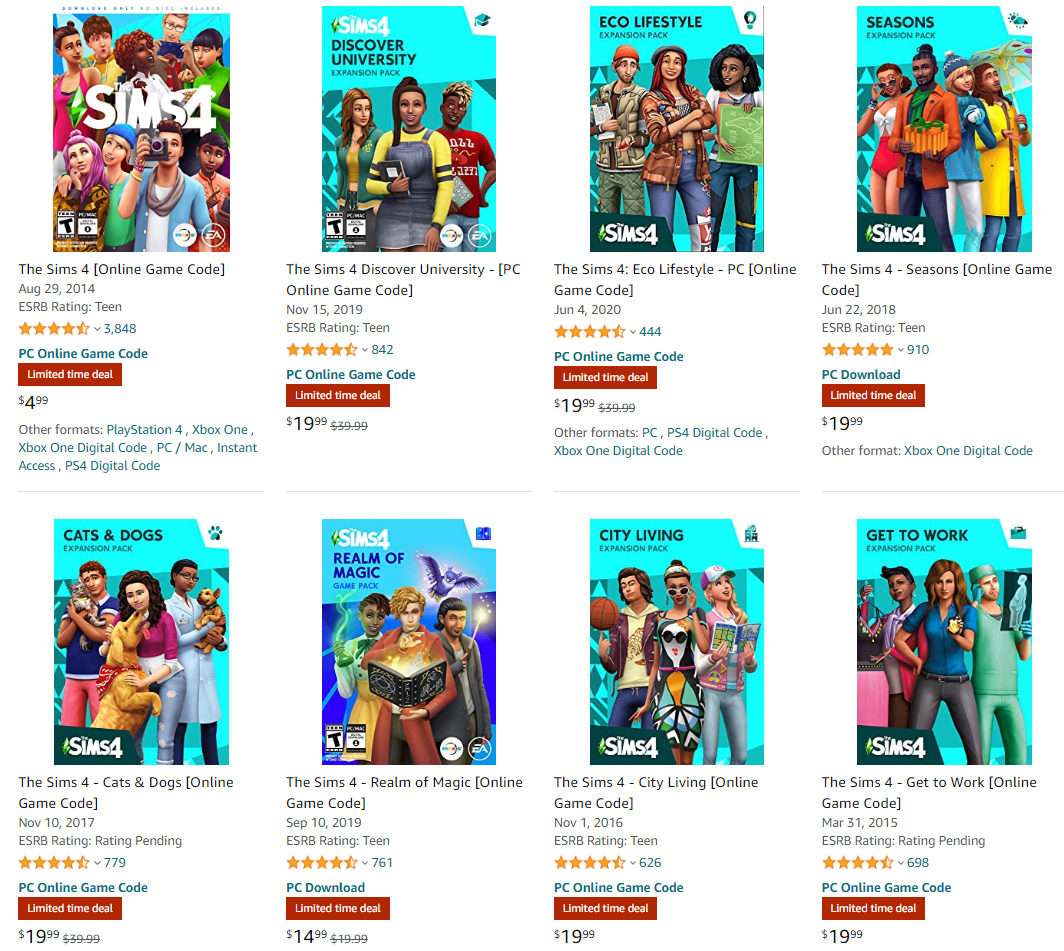 how to get the sims 4 packs for free