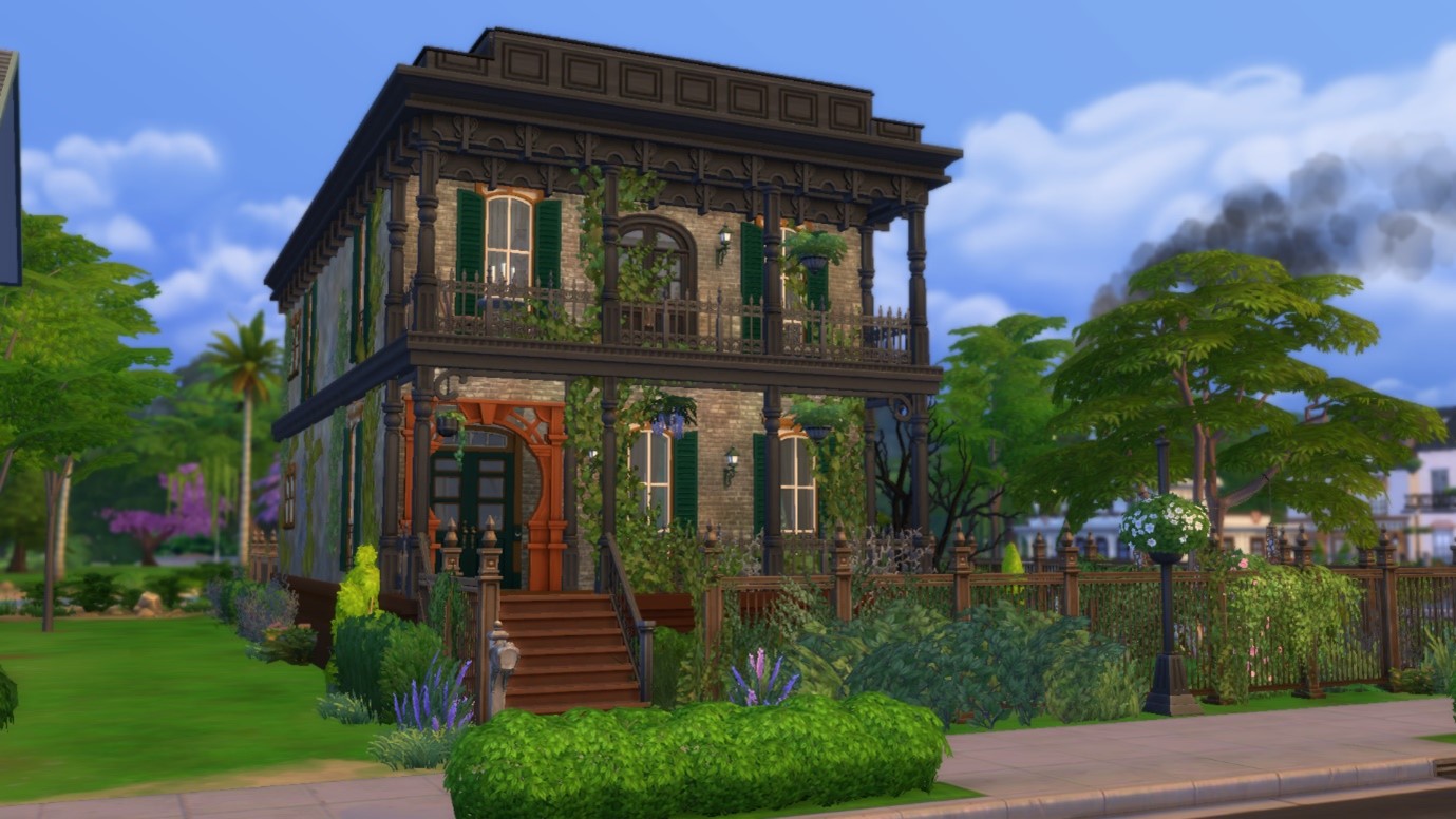 Build With Me: Haunted House using The Sims 4 Paranormal Stuff