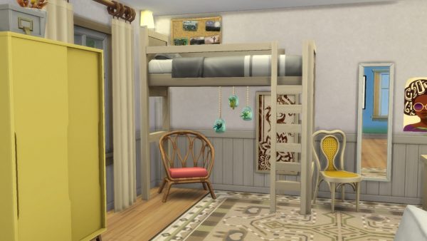 custom content sims 4 bunk beds