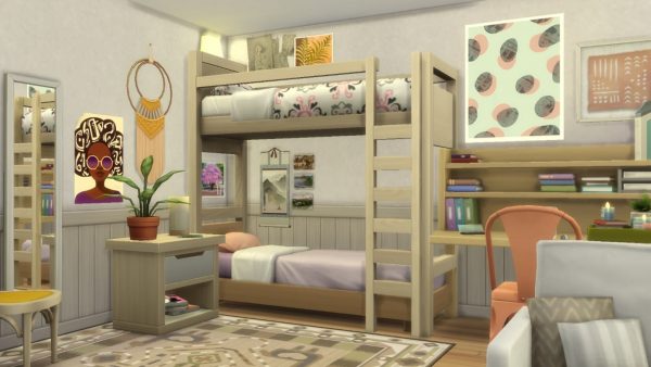 sims 4 custom content bunk beds