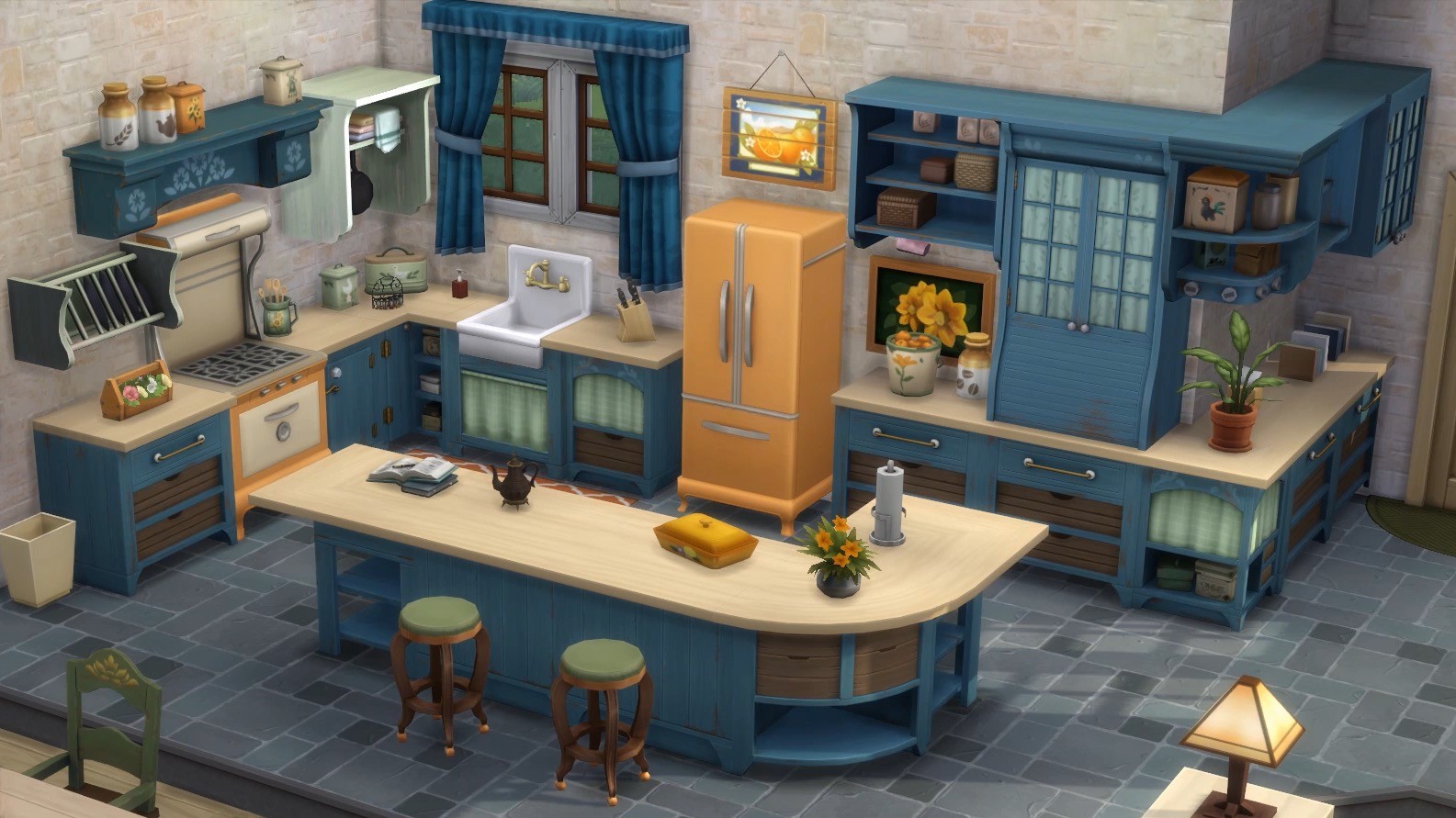 Electronic Arts Releases "The Sims 4 Country Kitchen Kit" SimsVIP