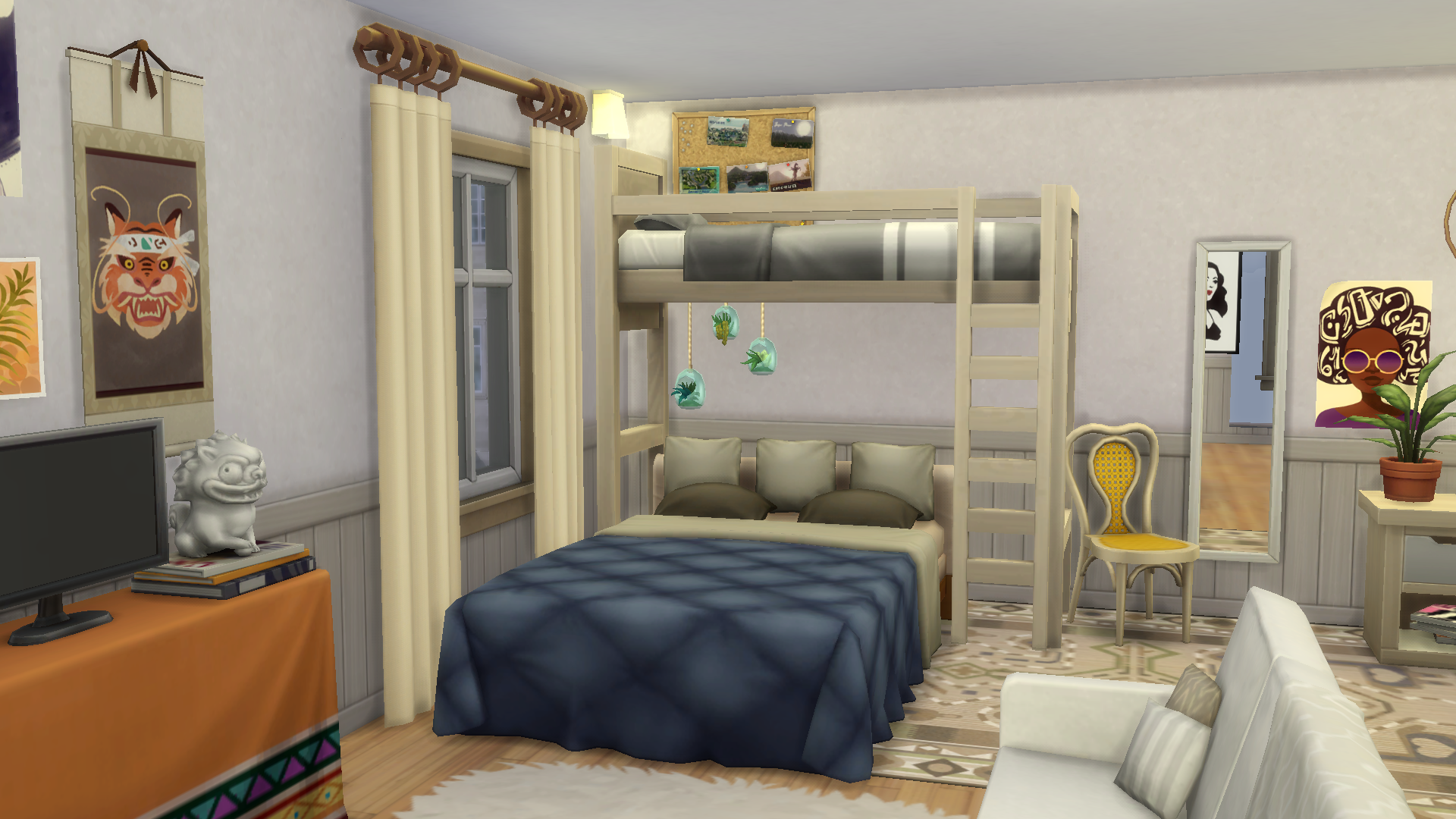 Building With Bunk Beds In The Sims 4, How Do You Make Bunk Beds In Sims 4