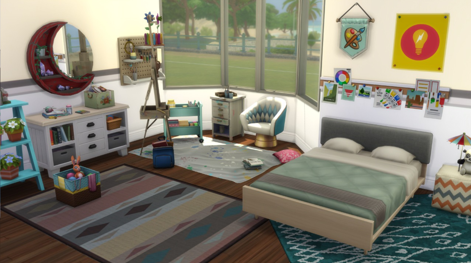 teen bedroom sims 4