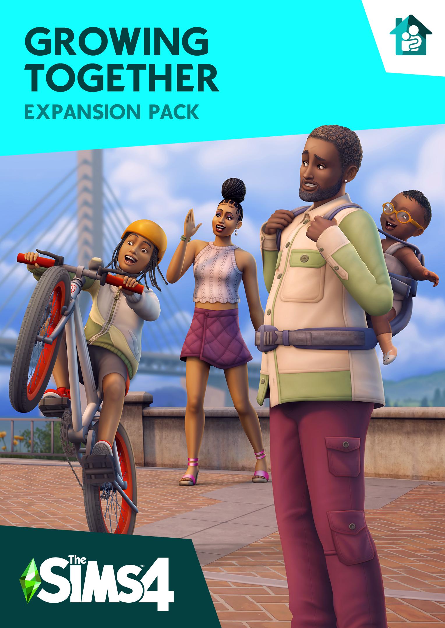 The Sims 4 Growing Together Expansion Official Logo Box Art And Icon The Sims 4 Growing Together Expansion Official Logo Box Art And Icon