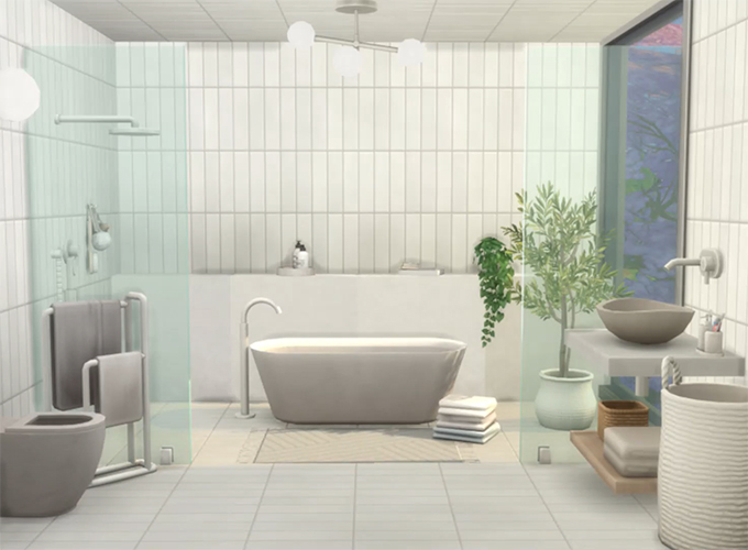 Syboulette Releases Teaser Video for TS4 Sleek Bathroom Creator Kit ...